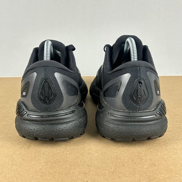 Brooks Adrenaline GTS 23 Triple Black Athletic Running Shoes Womens 7 Low Top - Picture 4 of 10